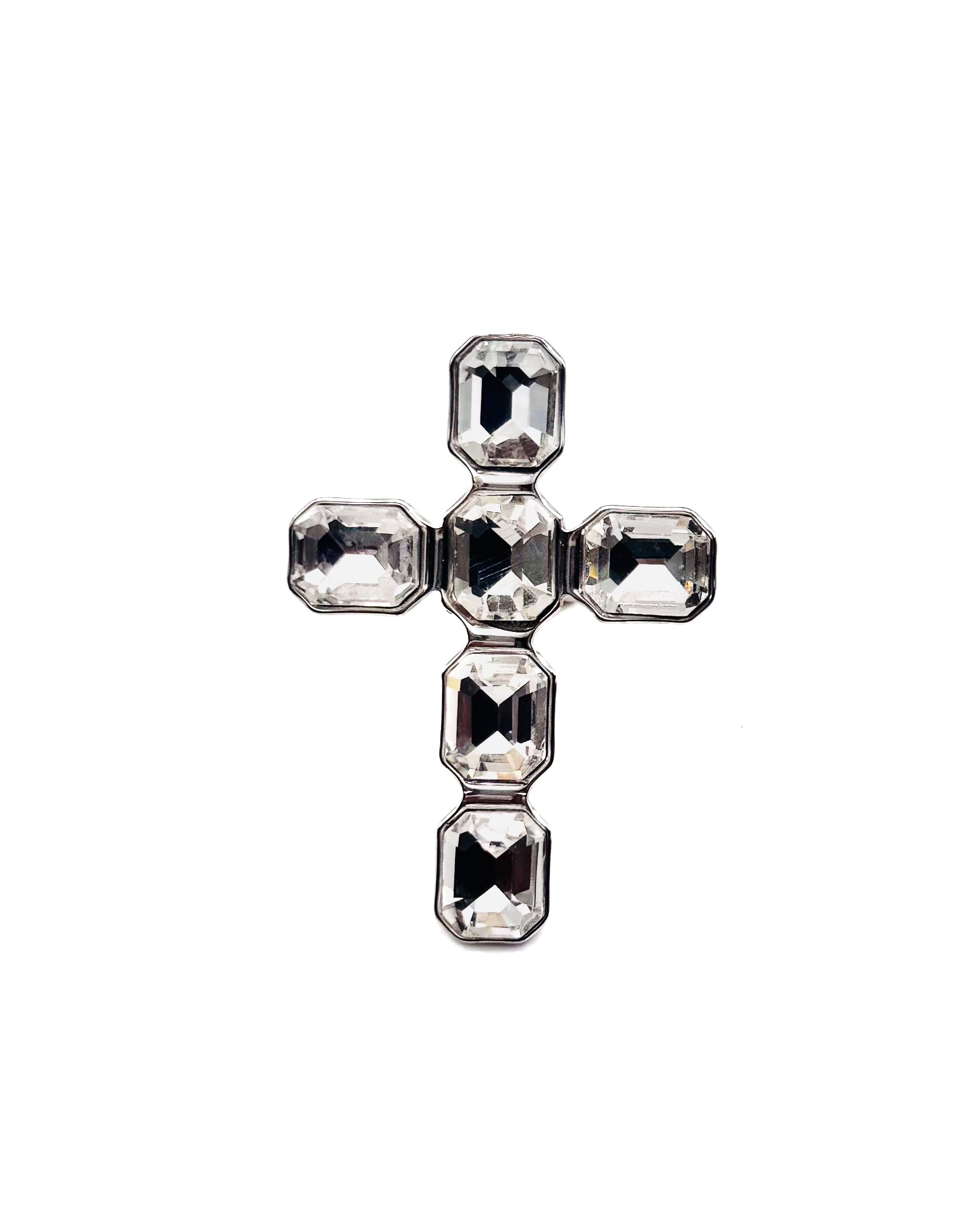Crystal Cross Ring