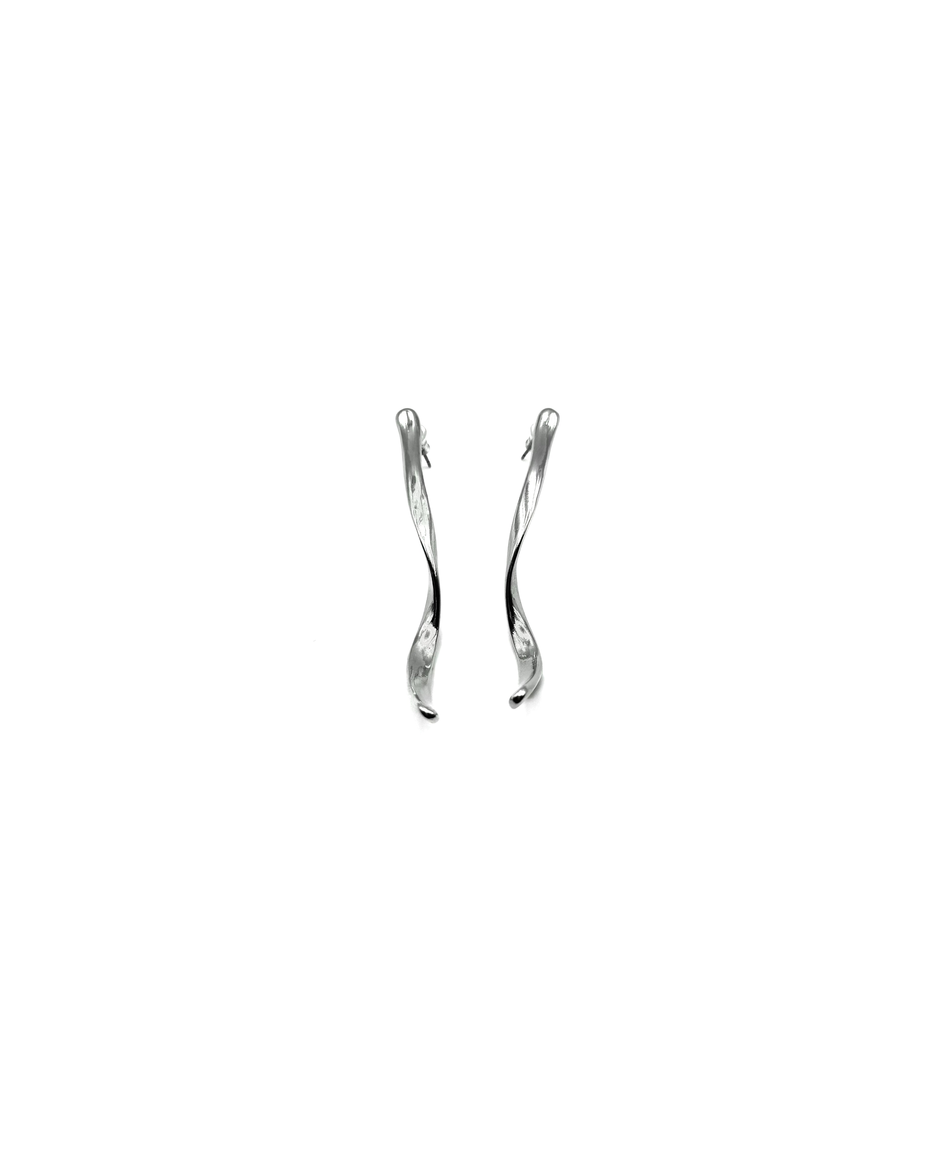 Flow Line Stud Earrings