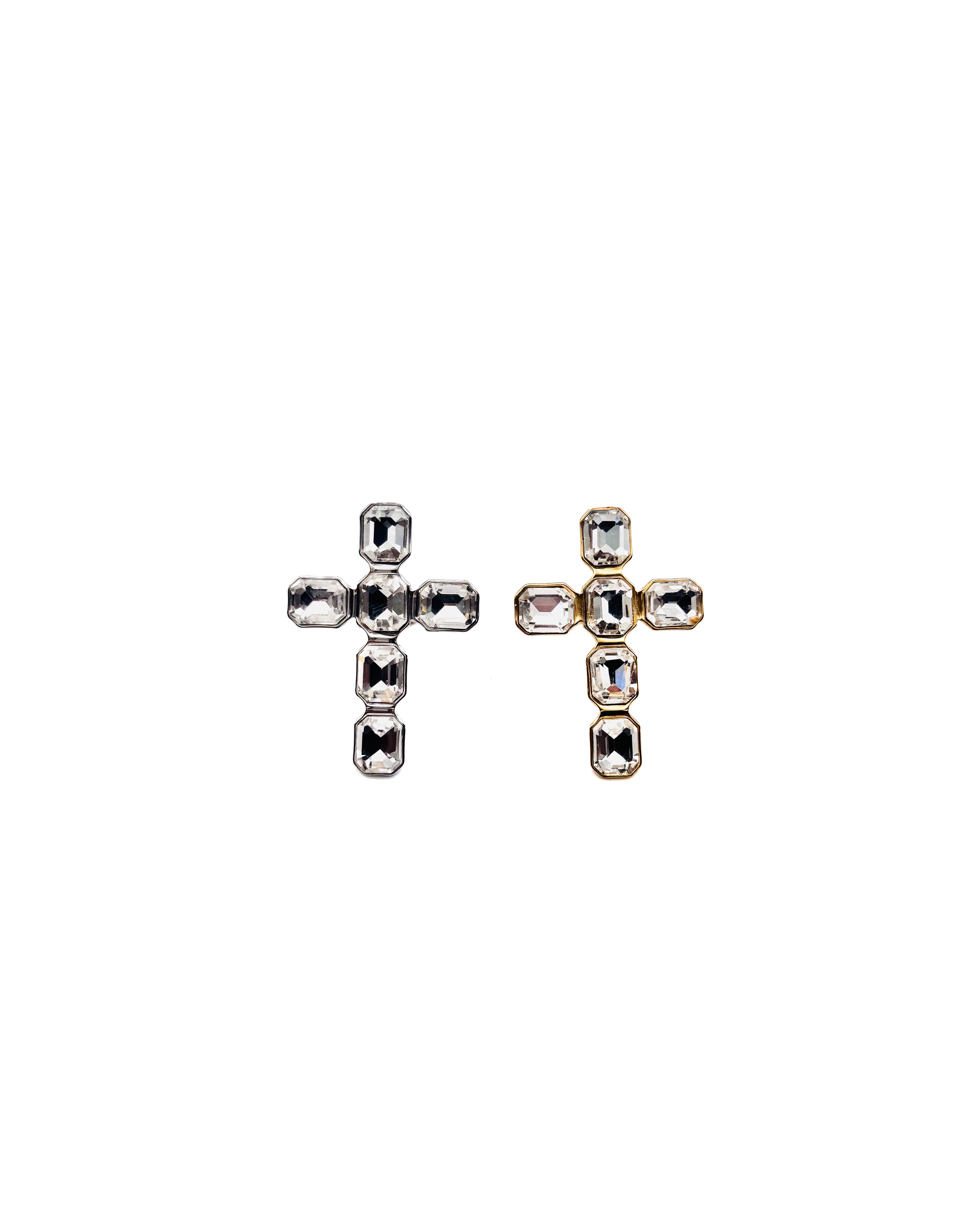 Crystal Cross Ring