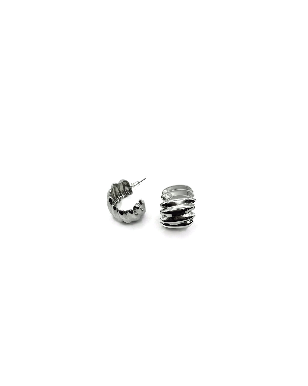 Ripple Hoops Earrings